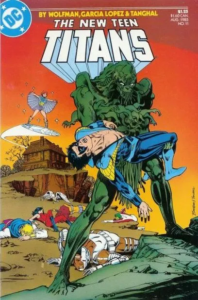 The New Teen Titans, Vol. 2 #11 comic book cover, 1985