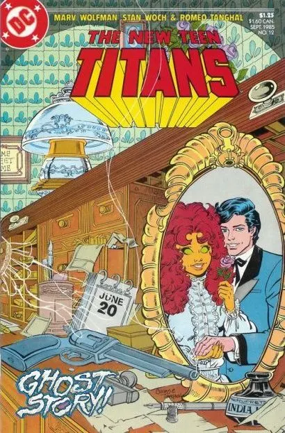 The New Teen Titans, Vol. 2 #12 comic book cover, 1985