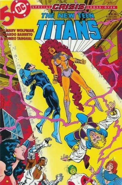The New Teen Titans, Vol. 2 #14 comic book cover, 1985