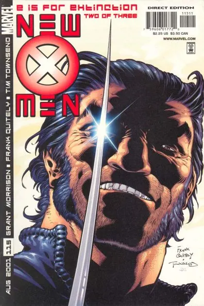 X-Men, Vol. 1 #115 Frank Quitely Regular comic book cover, 2001