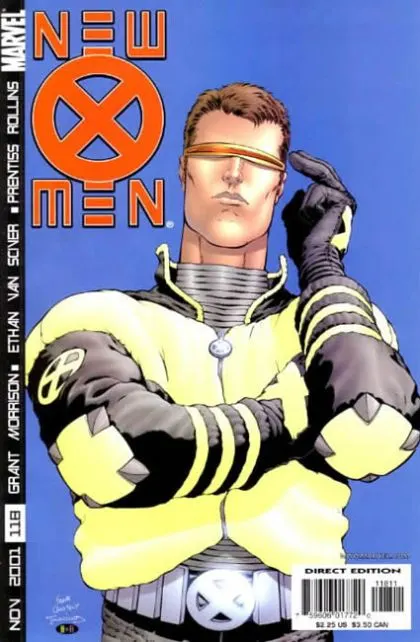 X-Men, Vol. 1 #118 Frank Quitely Regular comic book cover, 2001