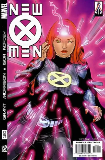 X-Men, Vol. 1 #120 Frank Quitely Regular comic book cover, 2002