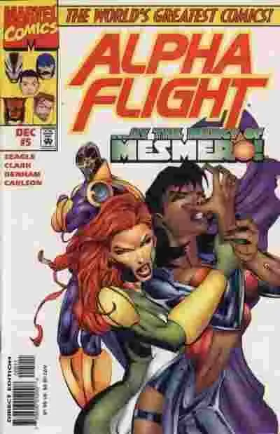 Alpha Flight, Vol. 2 #5 Direct Edition comic book cover, 1997