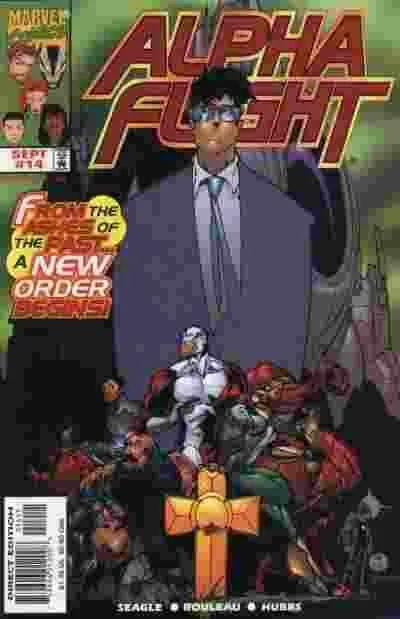 Alpha Flight, Vol. 2 #14 Direct Edition comic book cover, 1998