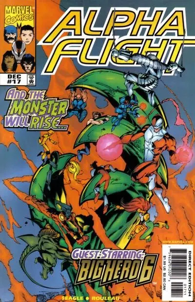 Alpha Flight, Vol. 2 #17 comic book cover, 1998