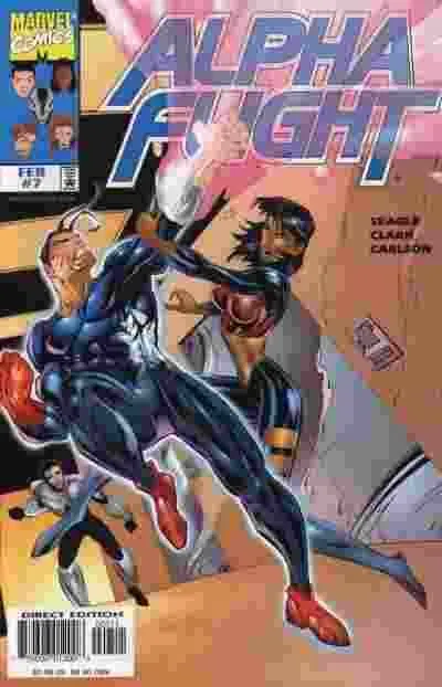 Alpha Flight, Vol. 2 #7 Direct Edition comic book cover, 1998