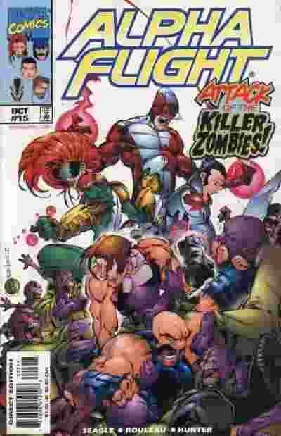 Alpha Flight, Vol. 2 #15 comic book cover, 1998