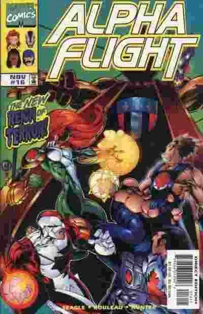 Alpha Flight, Vol. 2 #16 comic book cover, 1998