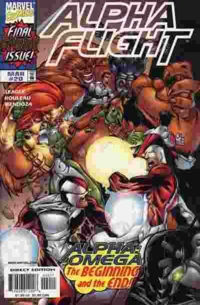 Alpha Flight, Vol. 2 #20 comic book cover, 1999