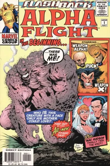 Alpha Flight, Vol. 2 #-1A comic book cover, 1997