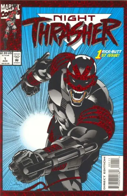 Night Thrasher, Vol. 1 #1 Direct Edition comic book cover, 1993