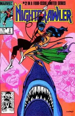 Nightcrawler, Vol. 1 #2 Direct Edition comic book cover, 1985