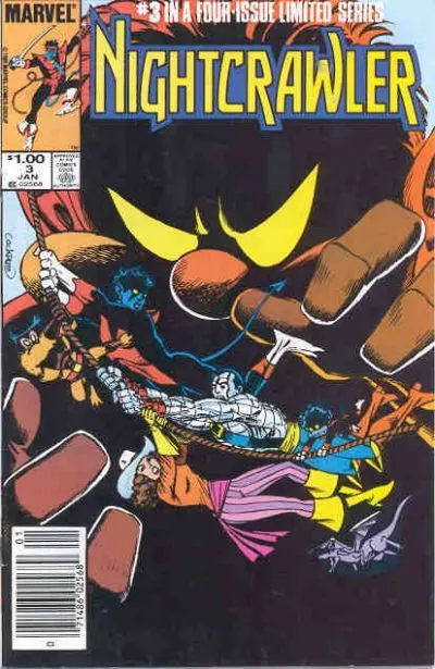 Nightcrawler, Vol. 1 #3 Canadian Price Variant comic book cover, 1986
