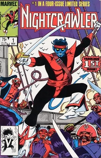 Nightcrawler, Vol. 1 #1 Direct Edition comic book cover, 1985