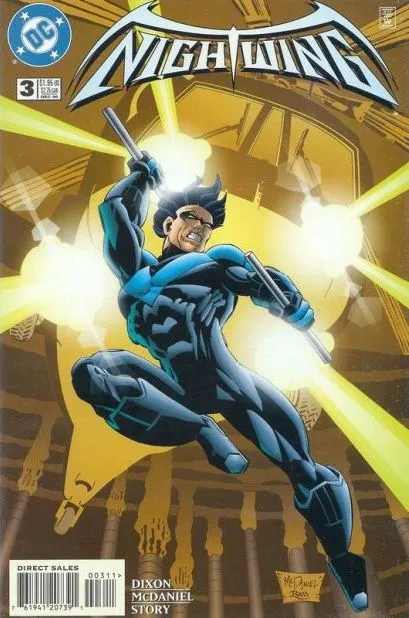 Nightwing, Vol. 2 #3 Direct Edition comic book cover, 1996