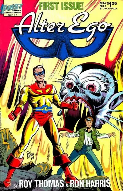 Alter Ego #1 comic book cover, 1986