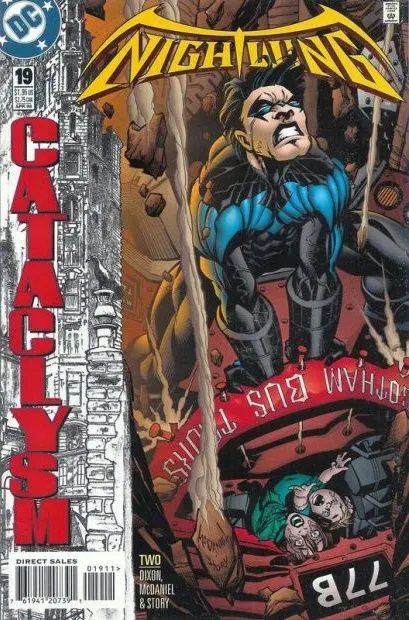 Nightwing, Vol. 2 #19 Direct Edition comic book cover, 1998