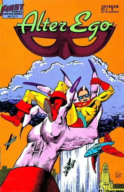 Alter Ego #2 comic book cover, 1986