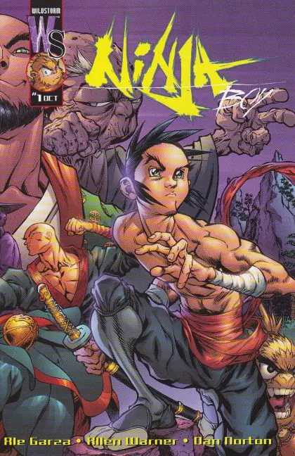 Ninja Boy #1 comic book cover, 2001