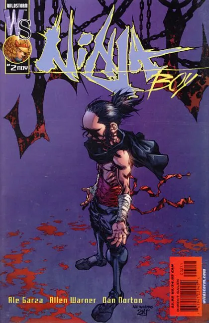 Ninja Boy #2 comic book cover, 2001