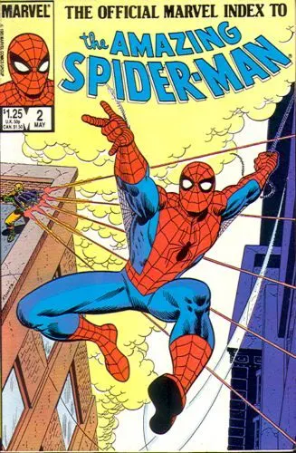 The Official Marvel Index To The Amazing Spider-Man #2 comic book cover, 1985