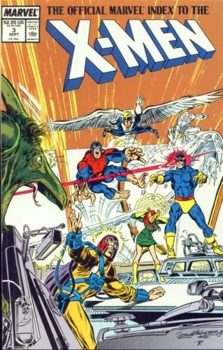 Official Marvel Index to the X-Men, Vol. 1 #3 comic book cover, 1987