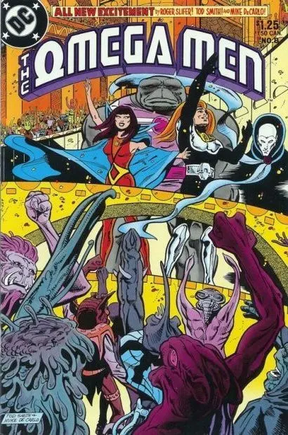 The Omega Men, Vol. 1 #8 comic book cover, 1983