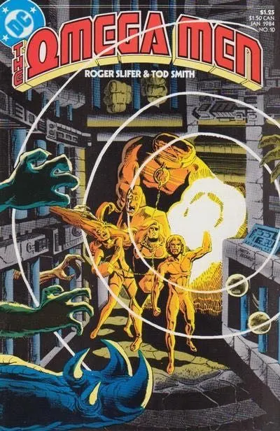 The Omega Men, Vol. 1 #10 comic book cover, 1984