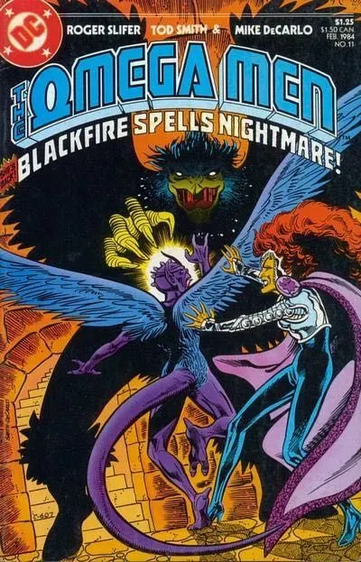 The Omega Men, Vol. 1 #11 comic book cover, 1984