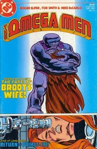 The Omega Men, Vol. 1 #13 comic book cover, 1984