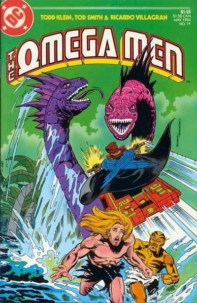 The Omega Men, Vol. 1 #14 comic book cover, 1984