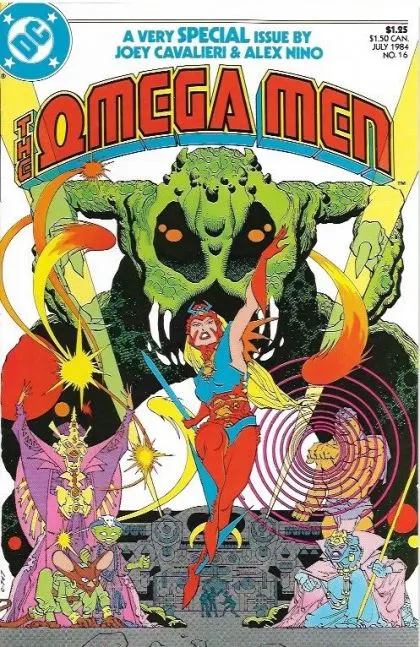 The Omega Men, Vol. 1 #16 comic book cover, 1984