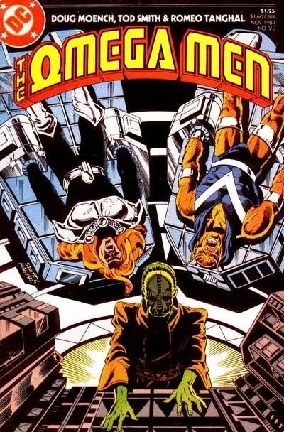 The Omega Men, Vol. 1 #20 comic book cover, 1984