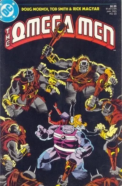 The Omega Men, Vol. 1 #22 comic book cover, 1985