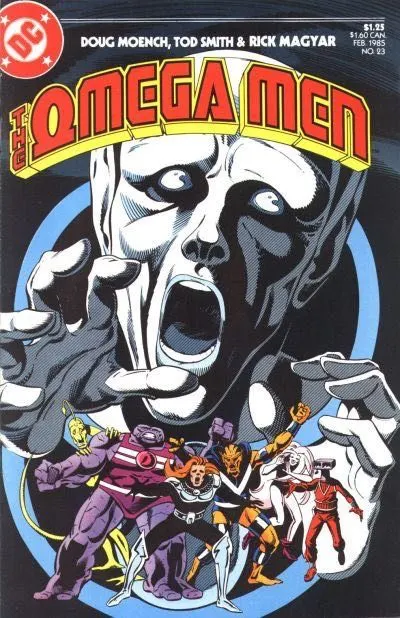The Omega Men, Vol. 1 #23 comic book cover, 1985