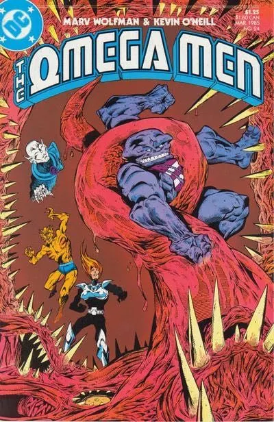 The Omega Men, Vol. 1 #24 comic book cover, 1985