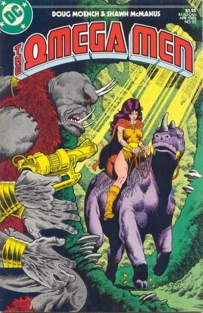 The Omega Men, Vol. 1 #25 comic book cover, 1985