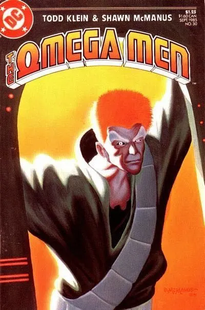 The Omega Men, Vol. 1 #30 comic book cover, 1985