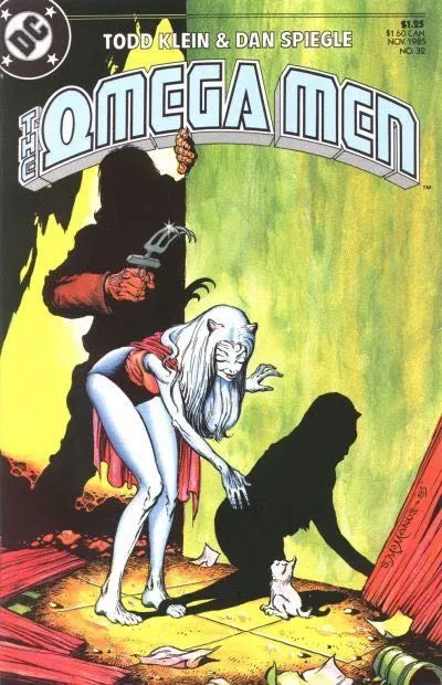 The Omega Men, Vol. 1 #32 comic book cover, 1985