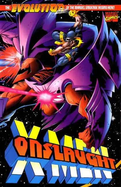 Onslaught: X-Men #1 Direct Edition comic book cover, 1996