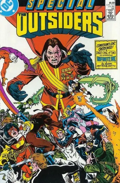 Outsiders Special #1 comic book cover, 1987