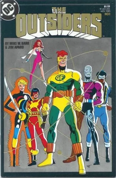 Outsiders, Vol. 1 #1 comic book cover, 1985