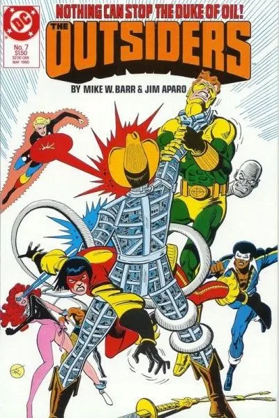 Outsiders, Vol. 1 #7 comic book cover, 1986