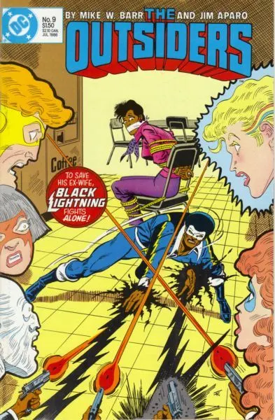 Outsiders, Vol. 1 #9 comic book cover, 1986