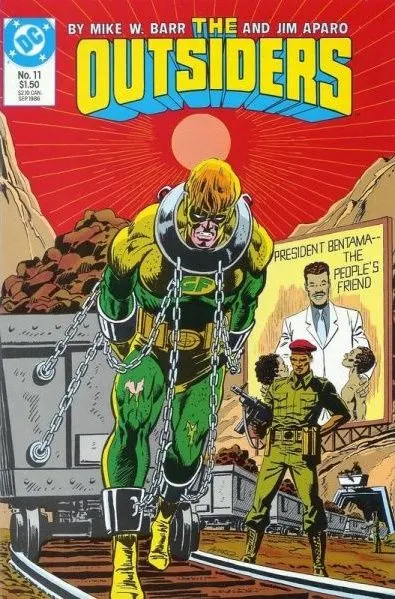 Outsiders, Vol. 1 #11 comic book cover, 1986