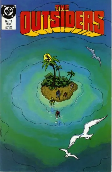 Outsiders, Vol. 1 #13 comic book cover, 1986