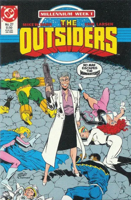 Outsiders, Vol. 1 #27 comic book cover, 1988