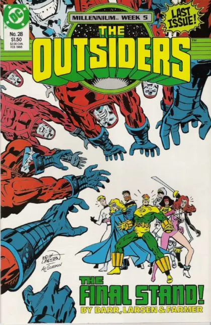 Outsiders, Vol. 1 #28 comic book cover, 1988