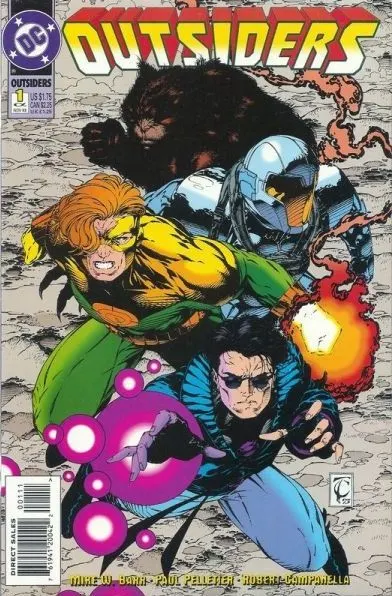 Outsiders, Vol. 2 #1Alpha comic book cover, 1993