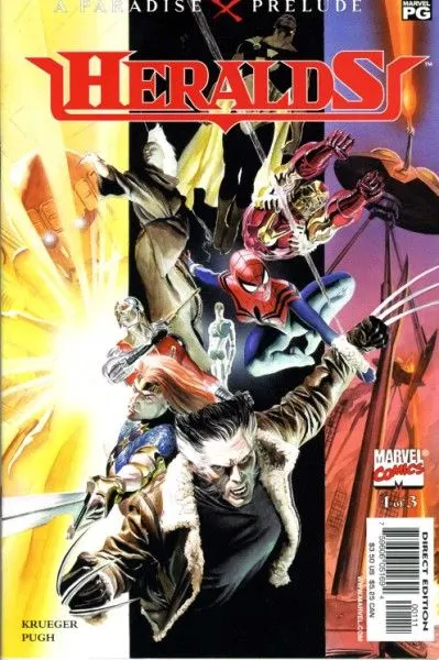 Paradise X: Heralds #1 comic book cover, 2001